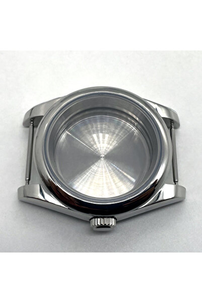 choice2 علبة ساعة نيتون فضية اللون، بقطر 36 مم/39 مم، مصنوعة من الفولاذ المقا...