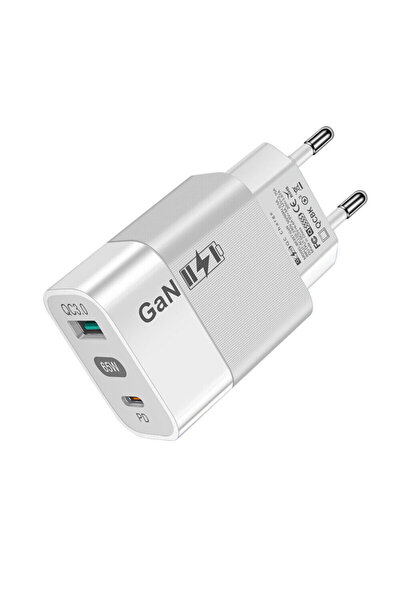 Techsuit GaN 65W Charger for Tablet Techsuit, White