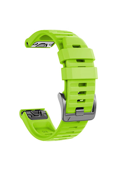 Choice9 قطعة واحدة من حزام سيليكون رياضي أخضر QuickFit مقاس 22 مم لساعات Feni...
