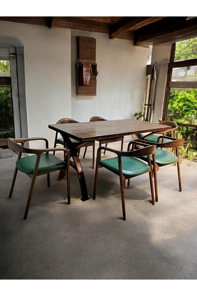 RİGATO ferramente SERPENT MASA SANDALYE TAKIMI - %100 DOĞAL AHŞAP