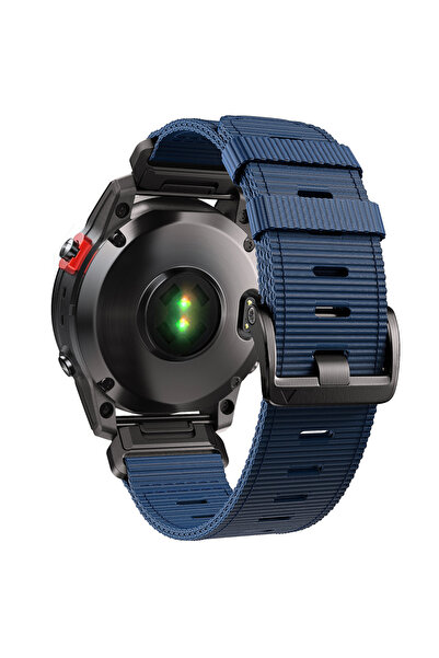 Choice5 حزام QuickFit من النايلون، مقاس 22 مم، لون أزرق داكن، متوفر بمقاسين: ...