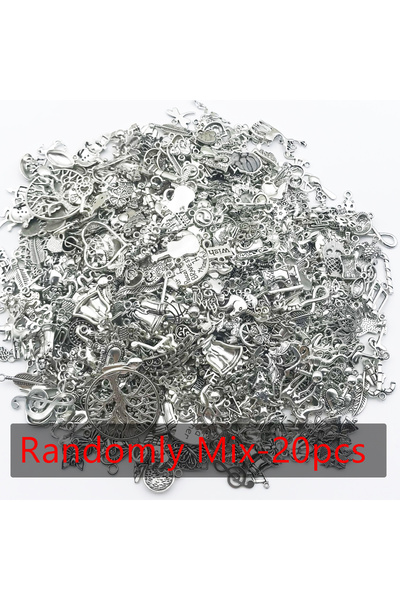 Choice5 SN476 Randomly Mix 20/30/50pcs Metal Alloy Charms Pendants Beads For ...