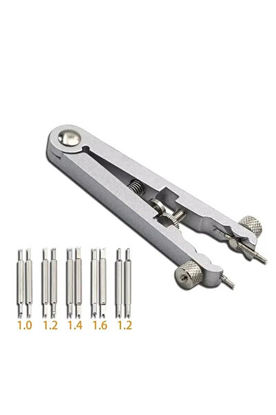 Choice1 طقم أدوات كماشة قضيب زنبركي للساعات الفضية، أداة ملقط قضيب زنبركي لإز...