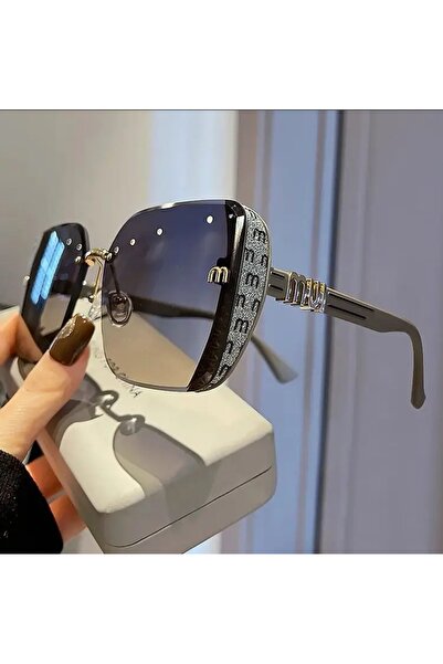 Choice1 نظارات شمسية مربعة كبيرة الحجم باللون الأسود للنساء 2025 نظارات شمسية...