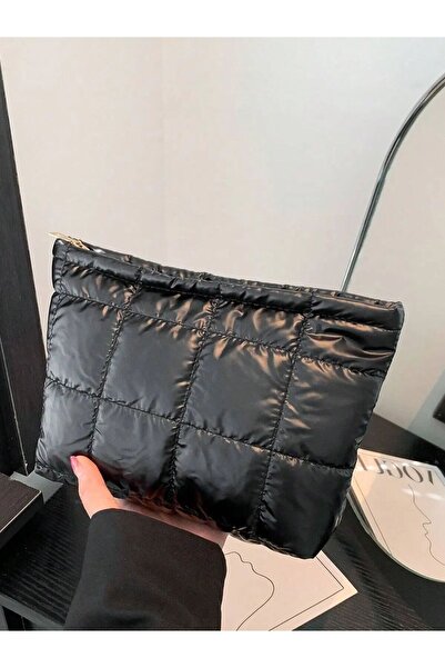 Choice1 حقيبة مكياج سوداء كبيرة السعة للسفر، حقيبة مستحضرات تجميل عصرية محمول...