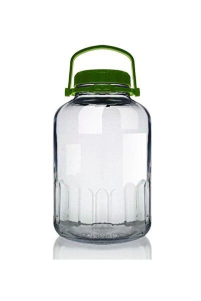 FeyzaDesign Cam Turşu ve Bakliyat Kavanozu 8000 cc, Sağlıklı Saklama Kabı