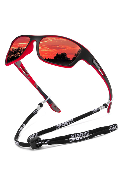 Choice6 G4 Fashion Polarized Sports Sunglasses With Chain Men Women Brand Des...