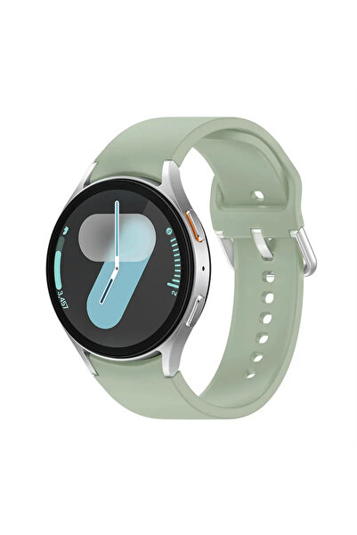 Choice22 سوار سيليكون أخضر فاتح 04 لساعة جالاكسي 7 مقاس 40 مم، متوافق مع ساعا...