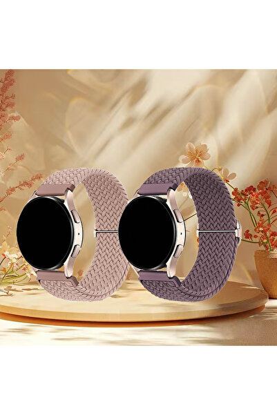Choice4 حلقة من النايلون المضفر مقاس 18 مم، عبوة من قطعتين - 15، لساعة 7/ BIP...
