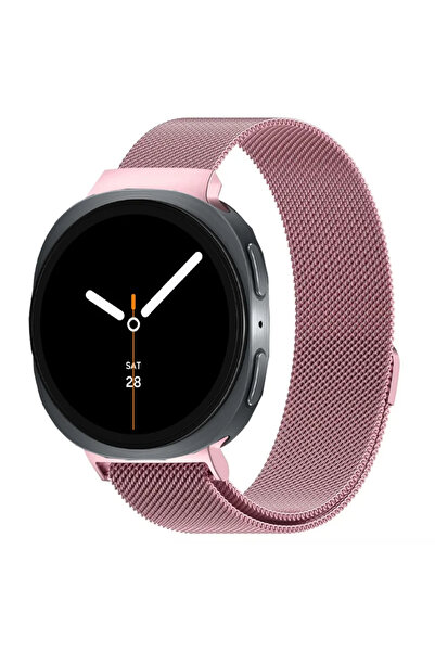 Choice25 Galaxy Watch 8 40mm 03 Rose Powder Milanese Loop For Watch 8 Classic...