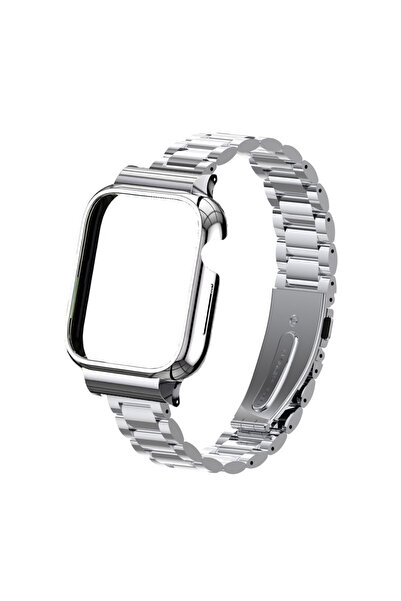 Choice watch4 silver 2in1 Set Stainless Steel Strap and Metal Watch Case for ...