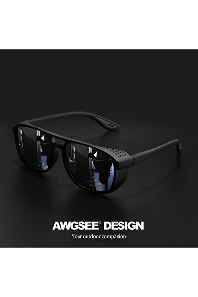 Choice C1 Black Professional Sports Sunglasses - Polarized Windproof UV400 fo...