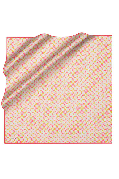 Cacharel Light Green 90X90 Silk Twill Scarf