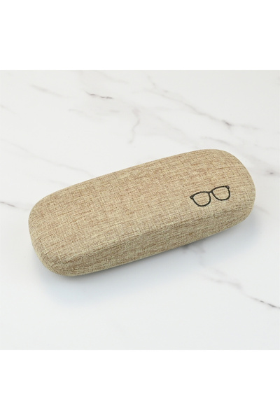 Choice1 Coffee High Quality Glasses Case For Men Women Linen Cloth Eyeglass C...