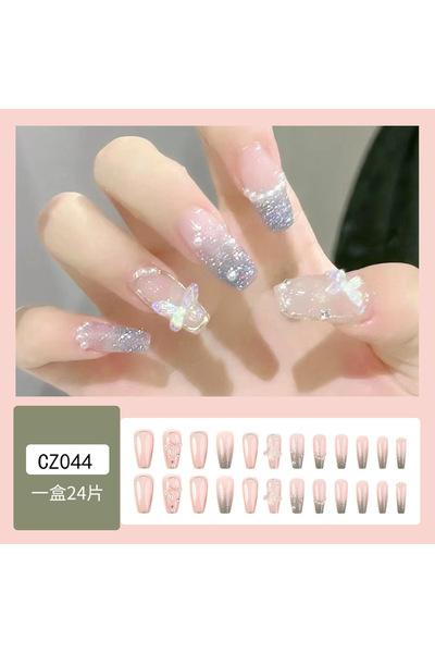 Choice1 CZ044 2024 أظافر مصنوعة يدويًا، بيع بالجملة، كتاب أحمر صغير، Douyin P...