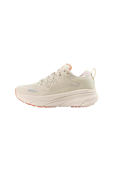 Patrick By Styli Beige Lace-Up Running Sneakers