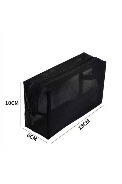 Choice5 مجموعة حقيبة مستحضرات التجميل الشبكية من Aosbos، 3 قطع، HZB4-FAN S - ...