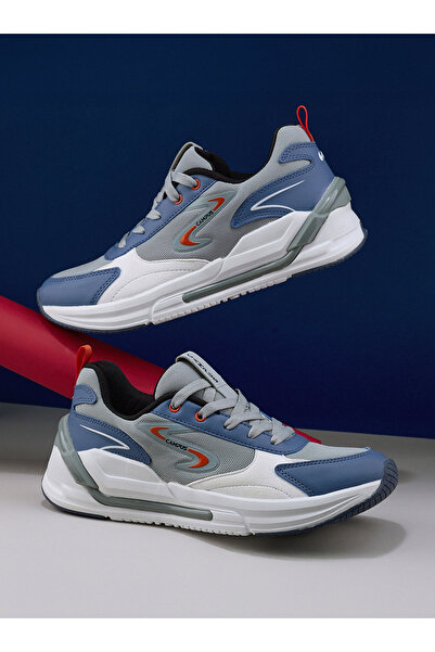 Campus حذاء رياضي رمادي منخفض الرقبة برباط