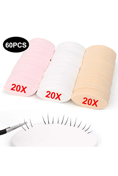 choice2 04 Soft Sponge False Eyelash Pads Beginner Lash Map Chart Wispy Lashe...