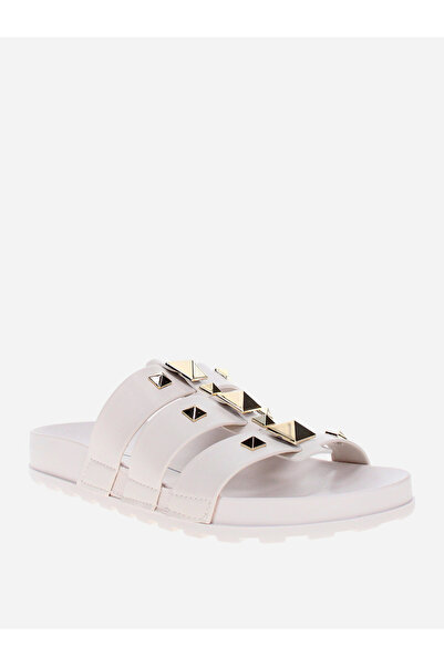 Moleca صندل مسطح مزين بمقدمة مفتوحة