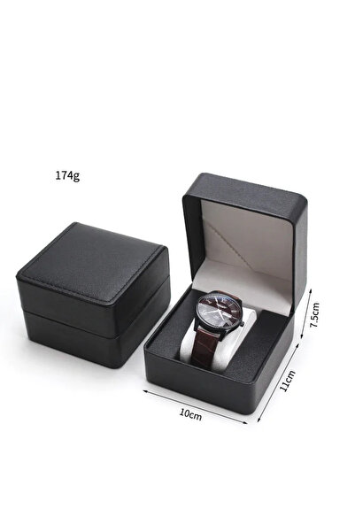 Choice Black Watch Storage Box PU Single Watch Display Case Wristwatch Watch ...