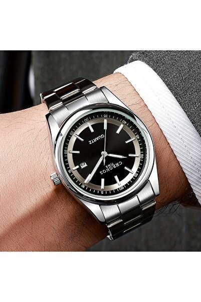 Choice1 ساعة CH3702H CHRONOS كوارتز فاخرة للرجال، مقاومة للماء، مزودة بمؤشر ا...