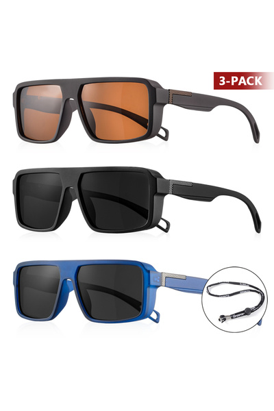 Choice Other C1 CRIXALIS 3 Pieces Outdoor Polarized Sunglasses Men Women Fash...