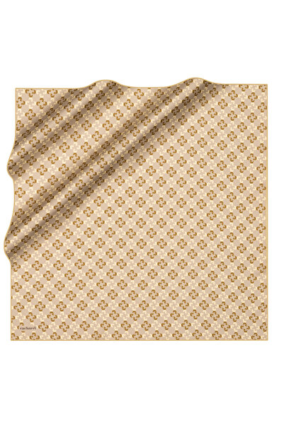 Cacharel Khaki 90X90 Silk Twill Scarf