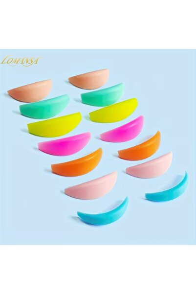 Choice ماكارون لومانسا 7 أزواج من وسادات رفع الرموش المصنوعة من السيليكون على...