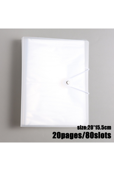 Choice1 كتاب ملصقات فن الأظافر الشفاف TM-B، كتاب تخزين ملصقات فارغ، كتاب تجمي...