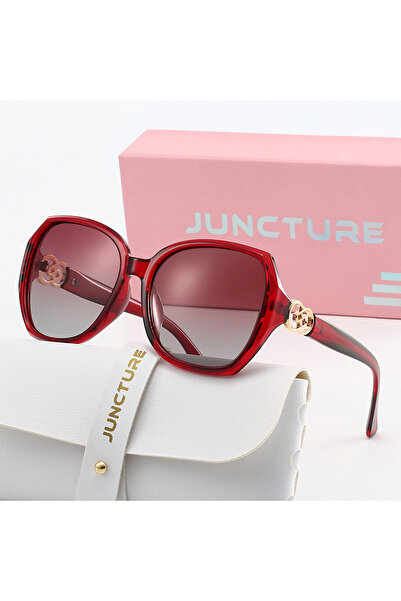 Choice نظارات شمسية نسائية مستقطبة من JNCTURE، طراز FQP2586-C2-JCCASE، بتصميم...