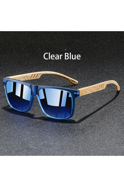 Choice نظارات شمسية أنيقة من ClearBlue بتصميم مربع عتيق، للرجال والنساء، مناس...