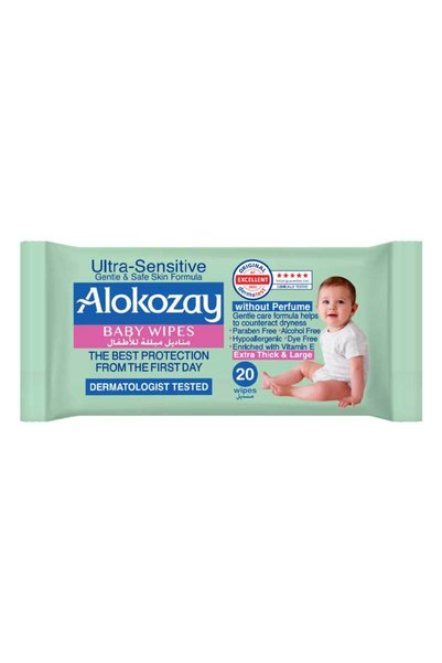 Alokozay WIPES ULTRA SENSITIVE 20PCS