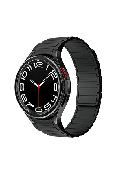 Choice1 4Classic 42mm 46mm black Silicone Magnetic Band For Watch 4 6 Classic...