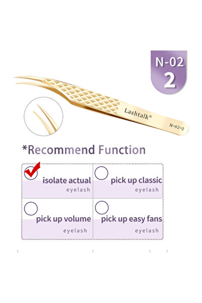 Choice13 N0202 ملاقط تمديد الرموش من لاش توك، أدوات مكياج من ناجاراكو، مصنوعة...