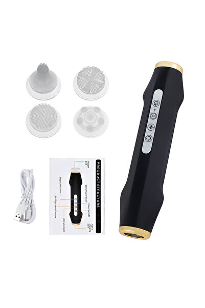 Choice Black Portable Oxygen Bubble Pen Rechargeable CO2 Oxygen Bubble Machin...