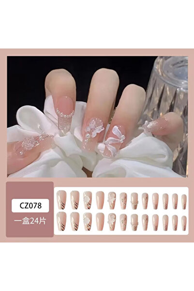 Choice CZ078 2024 أظافر مصنوعة يدويًا، بيع بالجملة، كتاب أحمر صغير، Douyin Po...