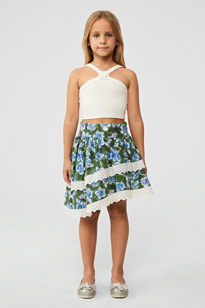 Tyess قميص داخلي أبيض للبنات