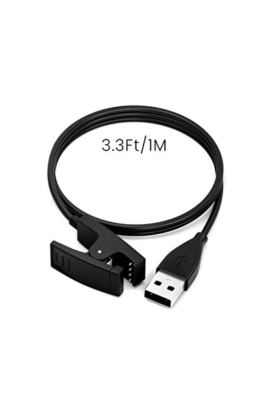 Choice شاحن USB أسود لجهاز Forerunner 30/35/235/230/630/735 Lily 2 XT كابل Vi...