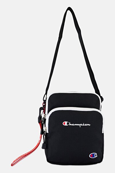 Champion Men Embroidered Logo Cross Body Bag, Black