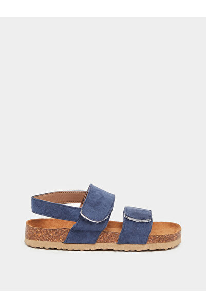 Styli صندل أطفال من القماش باللون الأزرق الداكن