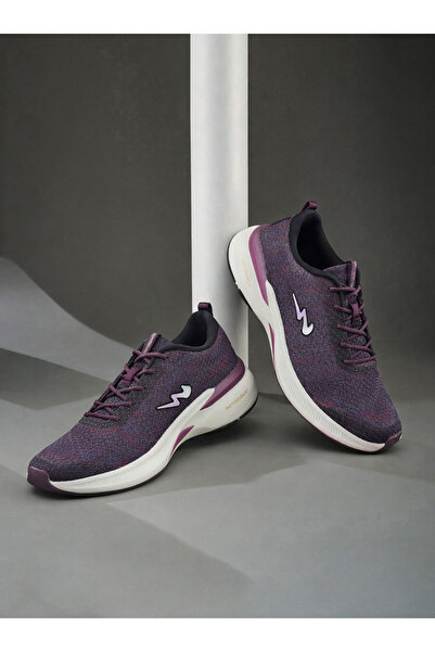 Campus حذاء رياضي شبكي بنفسجي سهل الارتداء