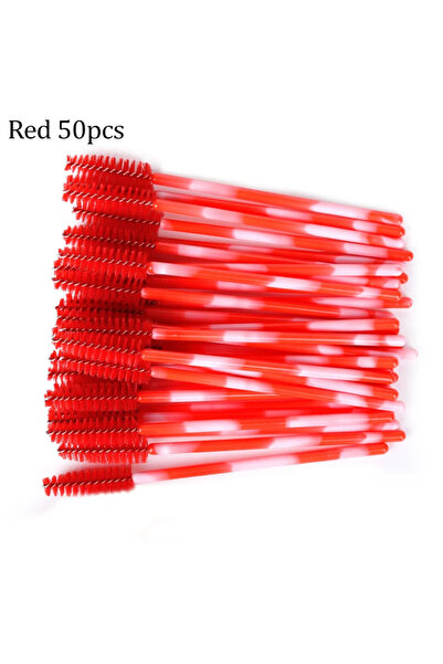 Choice9 14 فرشاة رموش قابلة لإعادة الاستخدام، 50 قطعة، عصي ماسكارا، بكرات لوض...