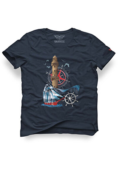 Tarrzzcom Unisex Design Tshirt Lighthouse Printed T-Shirt Sailor Tshirt