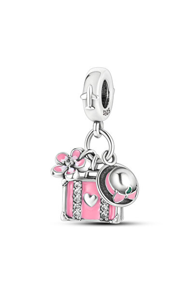 Choice5 KJC355 Original S925 Silver Plated Camera Tower Owl Carnation Charms ...