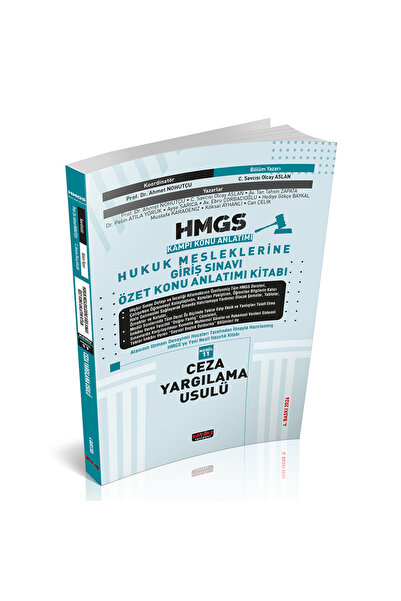 Savaş Yayınevi HMGS Kampı Özet Konu Anlatımı Ceza Yargılama Usulü Savaş Yayın...