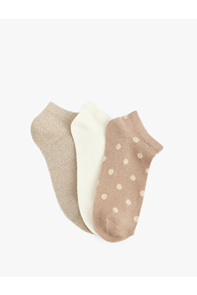 Koton Σετ 3 πολύχρωμες κάλτσες μποτάκια