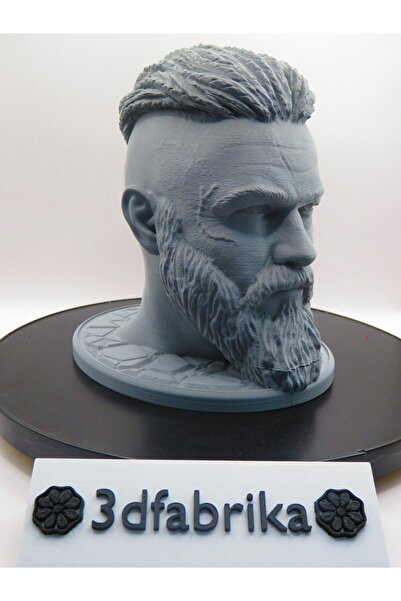 AHWALL Legendary Viking Leader Bust 21 cm – Nordic Warrior Decor
