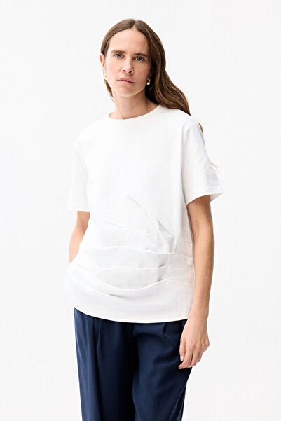 adL Büzgülü T-Shirt