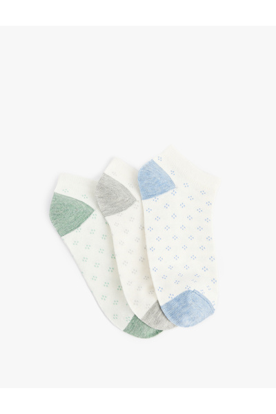 Koton Σετ 3 πολύχρωμες κάλτσες μποτάκια